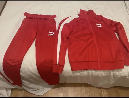 Ensemble Puma rouge et blanc taille M