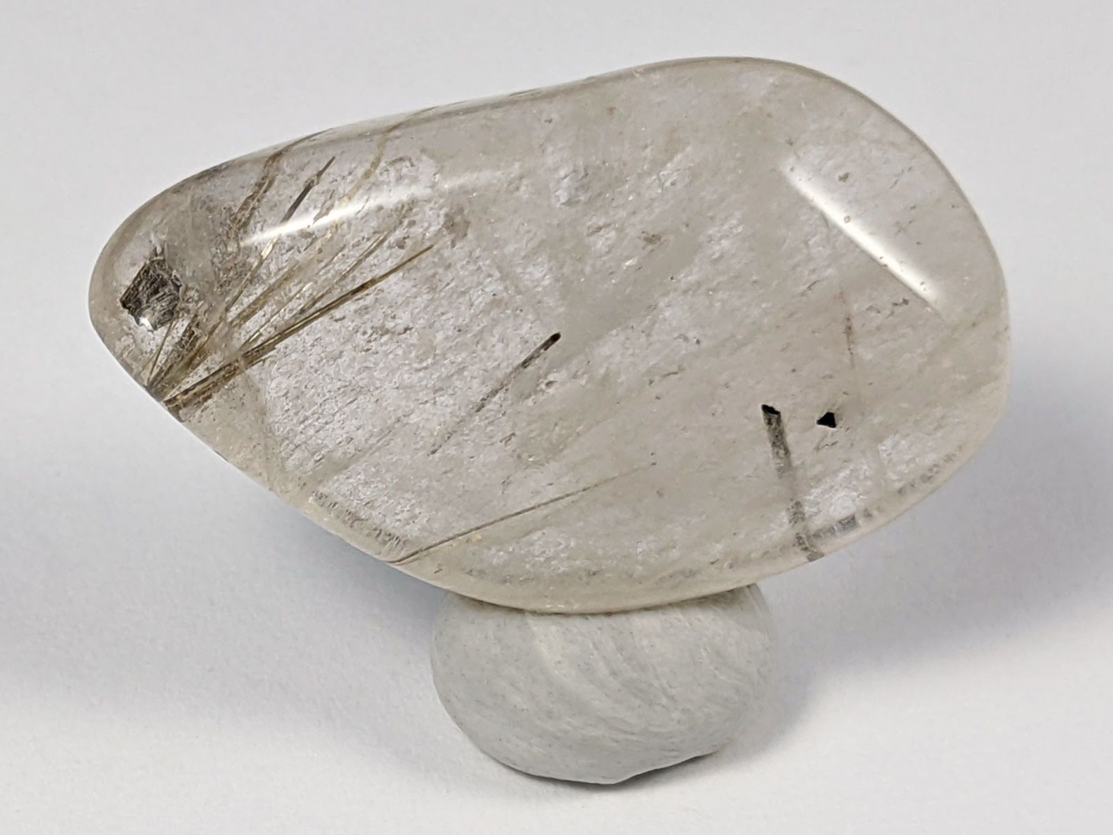 Minerali & Pietre curative: Rutilquarz Handschmeichler 36mm – Nuovo e nell'imballaggio originale da Meilen venduto da StoneGarden