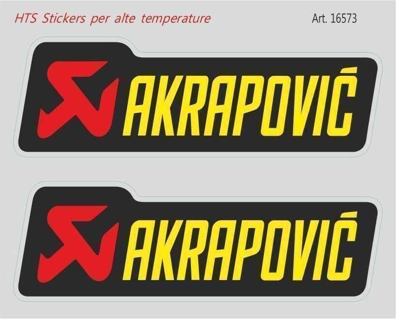 Akrapovic Sticker Aufkleber 11x4.5cm HTS (Art 16573)