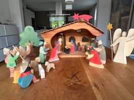 Weihnachtsdeko: Ostheimer Krippenset CLASSIC 25-teilig