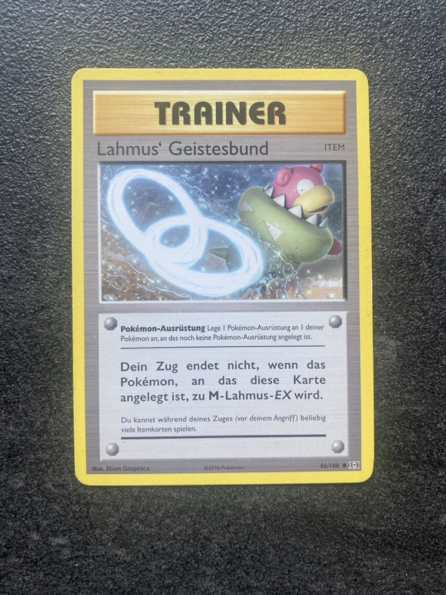 Pokémon Carte collezionabili: Trainer Lahmus‘ Geistesbund – Usato da Tägerig venduto da oiluig83