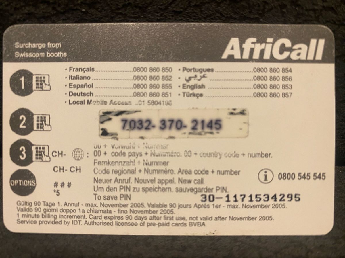 Schede telefoniche: Carte – Usato da Lausanne venduto da babacard10 1