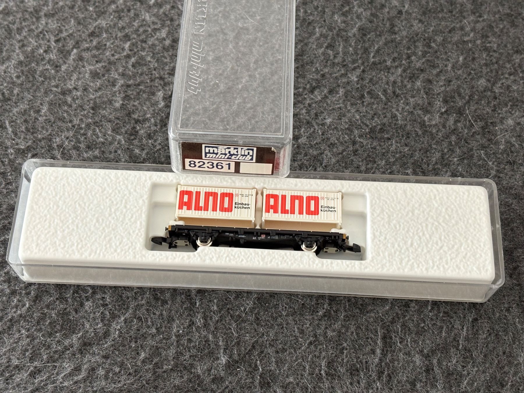 Märklin Modellini di ferrovie: Marklin Z 82361 ALNO Container – Nuovo (secondo la descrizione) da Hauterive NE venduto da eriamch