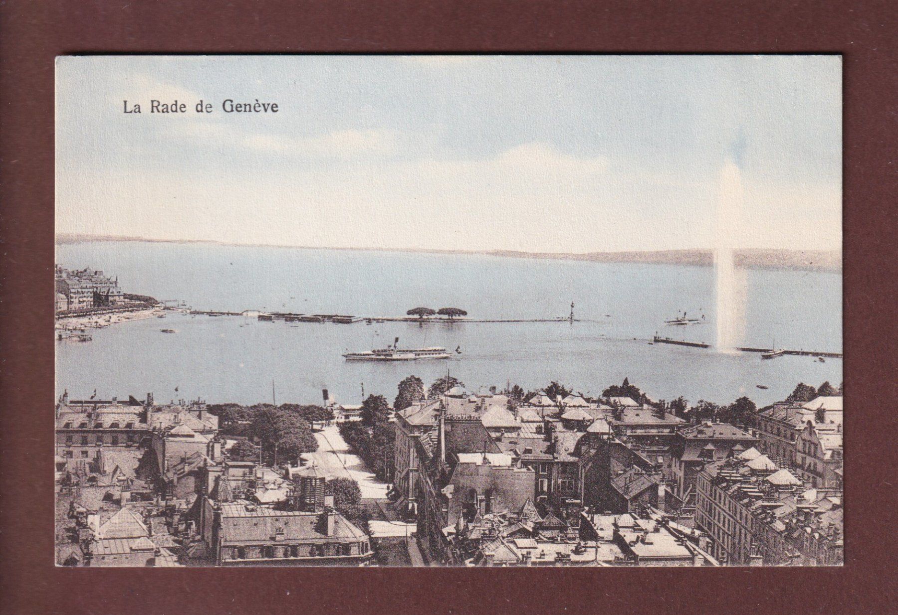 Cartoline postali: Rade de GENEVE – Usato da Pully venduto da nicecards