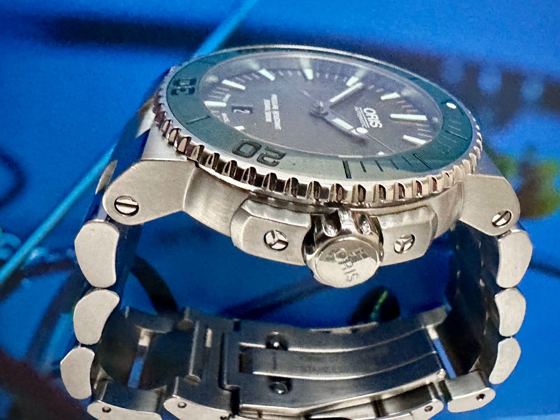Oris Orologi: Oris Aquis Date 43.5mm - Automatik Fullset – Usato da Zeihen venduto da Swissmade 5