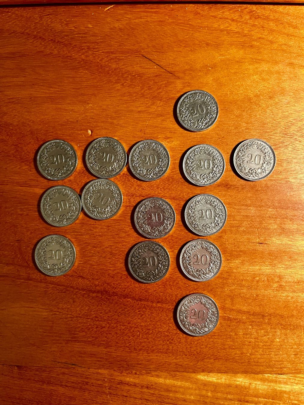 Tutti le monete: 36 alte Schweizer 10 und 20 Rappen – Usato da Zürich venduto da suschi04