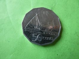 Fiji 1990, 50 Cents