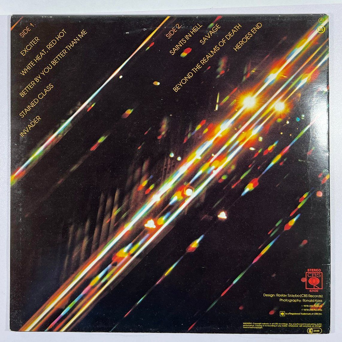 Dischi in vinile: LP: JUDAS PRIEST - Stained Class (1978) – Nuovo (secondo la descrizione) da Frenkendorf venduto da Yard-Sale-2000 1