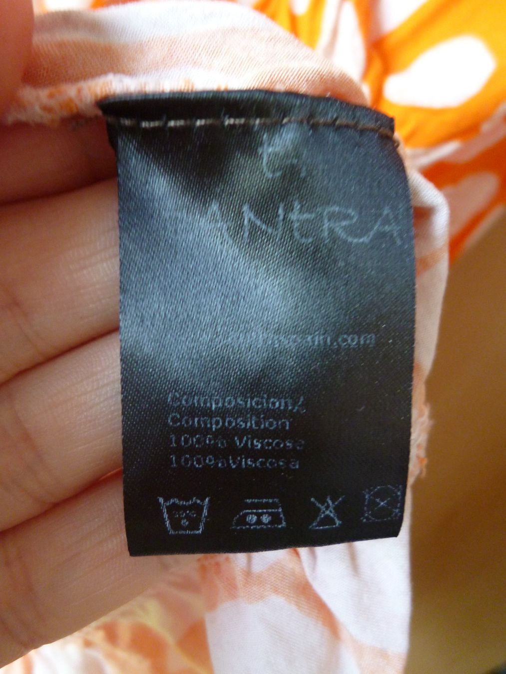 Kleider: orange Long Bluse / Kleid TANTRA  Gr. L – Gebraucht aus Dättlikon von Mamakuga 9
