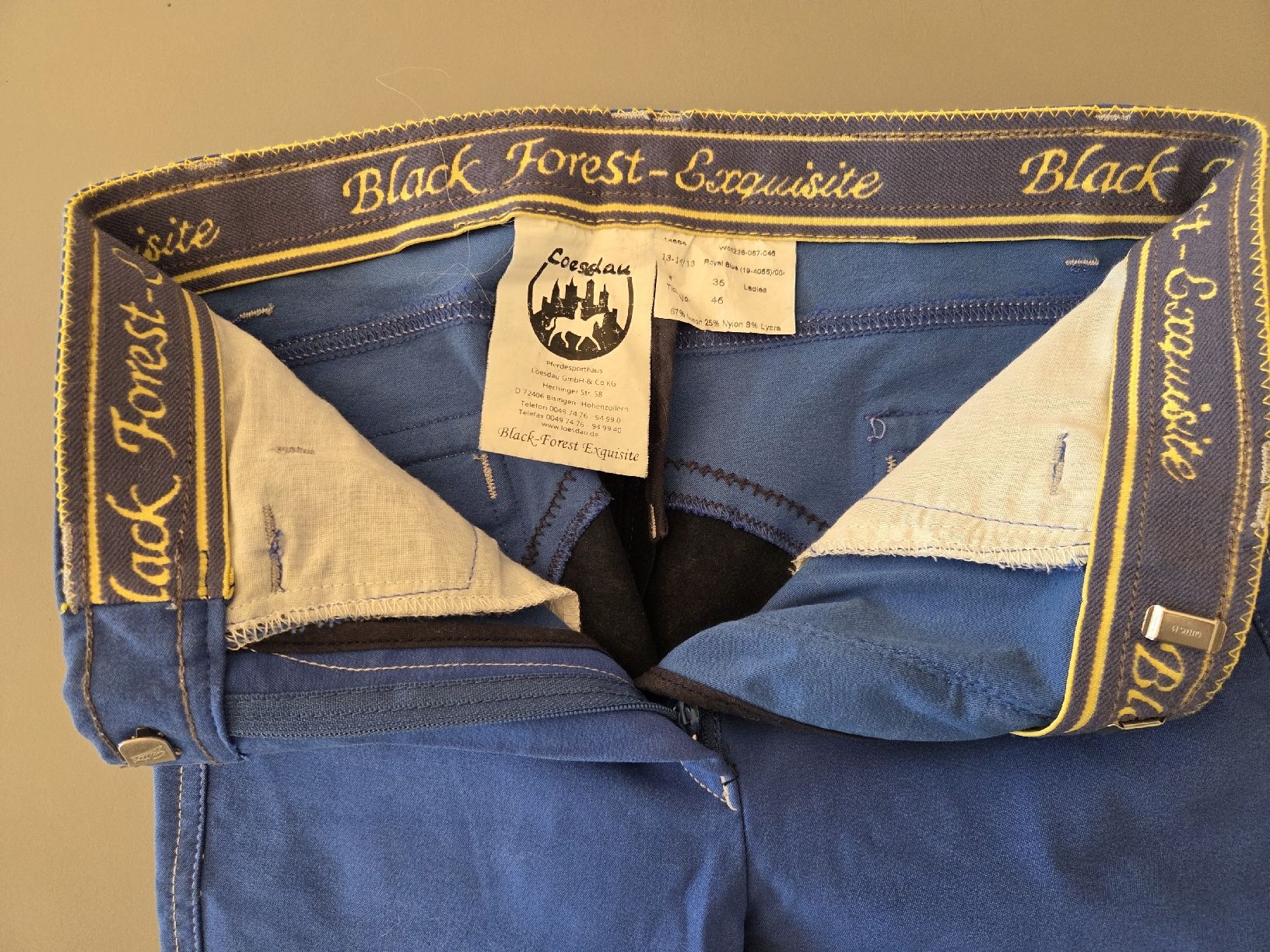 Pantaloni: Reithose Damen / Girls Grösse 36  – Usato da Hünenberg See venduto da Atsemet 1