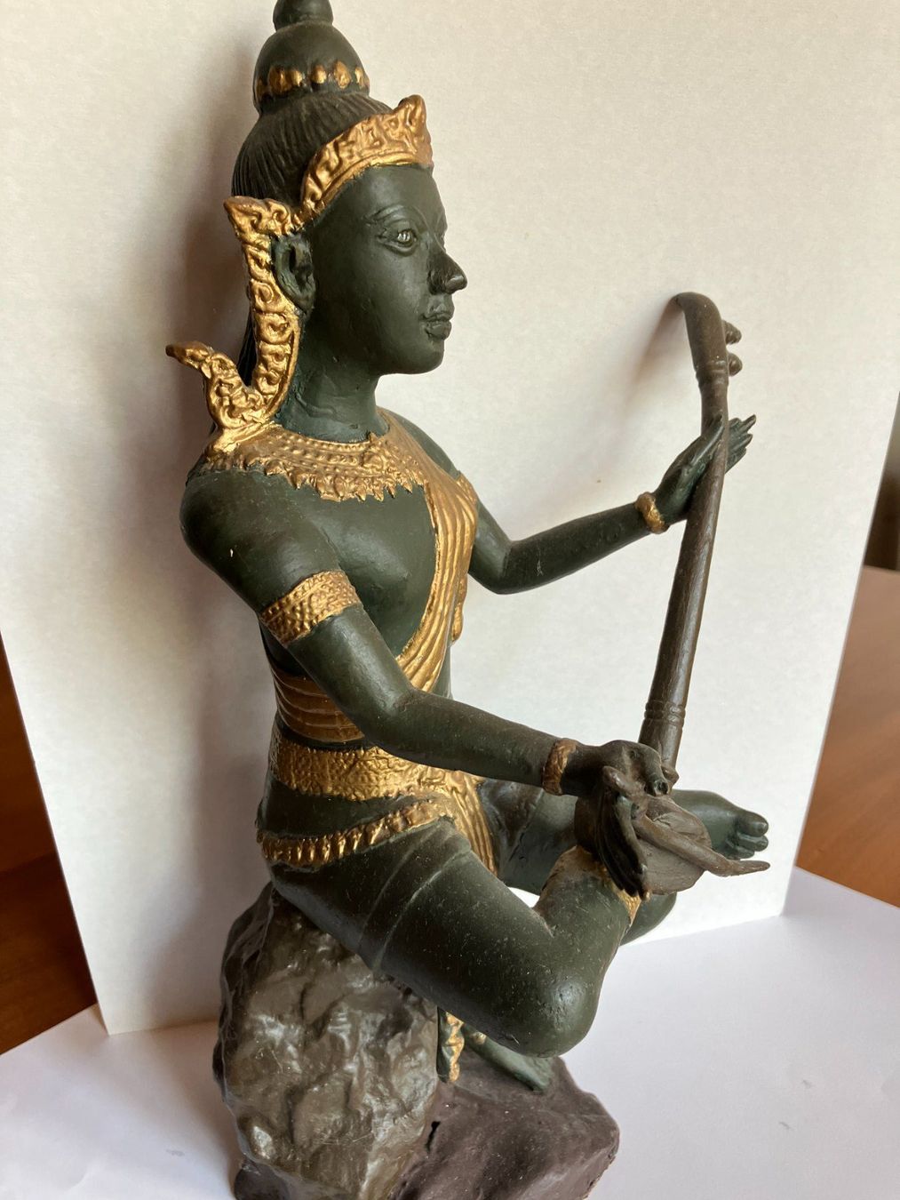Sculture & Statue: Sitarist, Bronze-Skulptur – Usato da Männedorf venduto da Amleto3 6