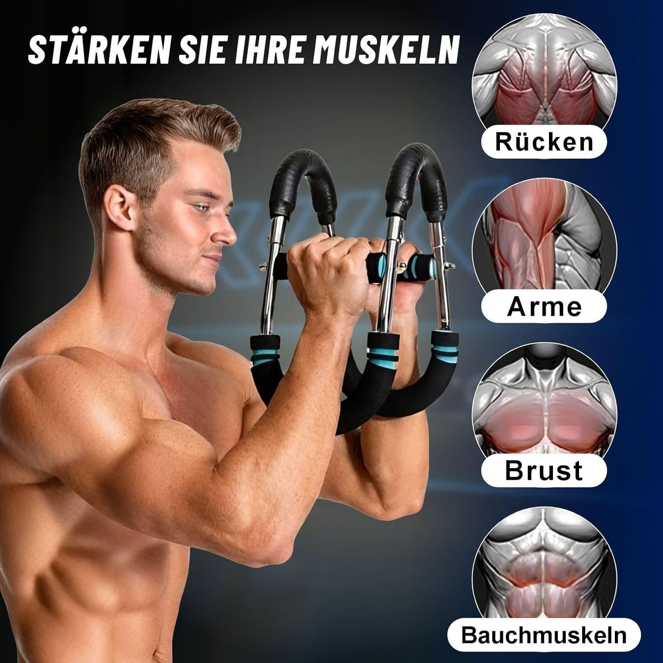 Hometrainer: Armtrainer - Verstellbares Brust & Arm Trainingsgerät – Neu (gemäss Beschreibung) aus Thun von thunshop 2