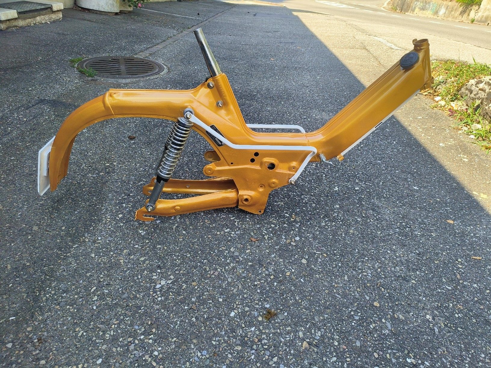 Puch Parti ricambio per ciclomotori: Puch S Rahmen mit Ausweis – Usato da Fulenbach venduto da Elektronik 6