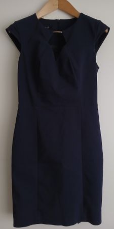 DiKa Navy Blue Dress - Size 38/M - Elegant Office