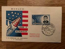 FDC John-F Kennedy, 3.12.64 Monaco.A