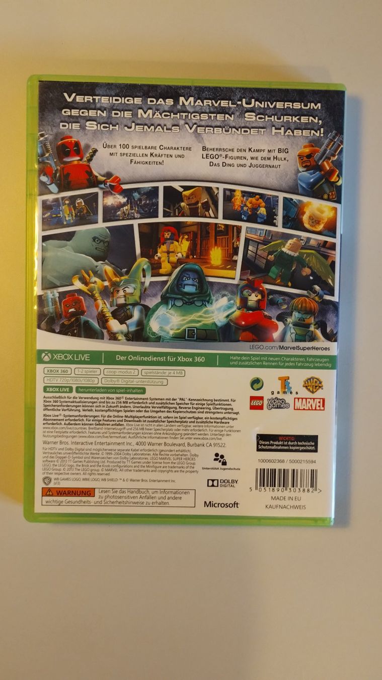 Microsoft Giochi: Lego Marvel Super Heroes Xbox 360 – Usato da Zürich venduto da oli_5z78 1