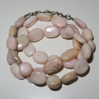 Pink OPAL Collier OVAL * AKTION *