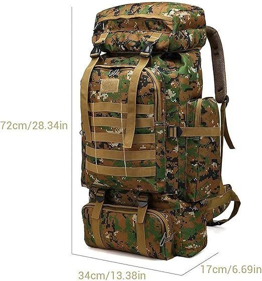 Zaini: Outdoor Taktischer Rucksack 80L – Nuovo e nell'imballaggio originale da Geneve venduto da Titi2008 1