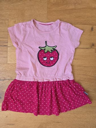 Jakoo Kleid Erdbeere, Gr. 80 / 86, Sommerkleid, Röckli