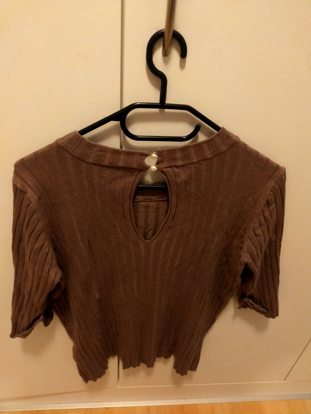 Lascana Top: Lascana Strick Top, braun, Gr. 40/42 – Usato da Tägerig venduto da mikky02 1
