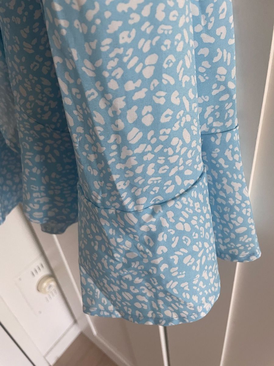 Shein Vestiti: Sommerwickelkleid Gr. L/XL Blau mit Muster – Nuovo (secondo la descrizione) da HORGEN venduto da paris007 7