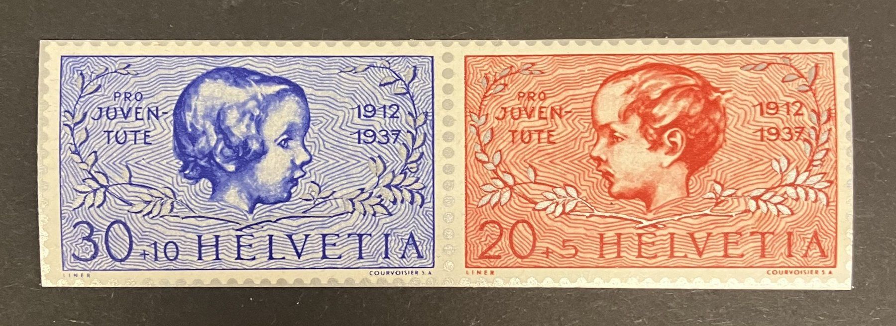Tutti i francobolli: EINZELWERTE AUS PJ BLOCK 1937** – Usato da Oberwil BL venduto da SALOB