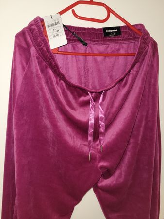 Kuschelige Samthose Gr. XL Pink Neu mit Etikett