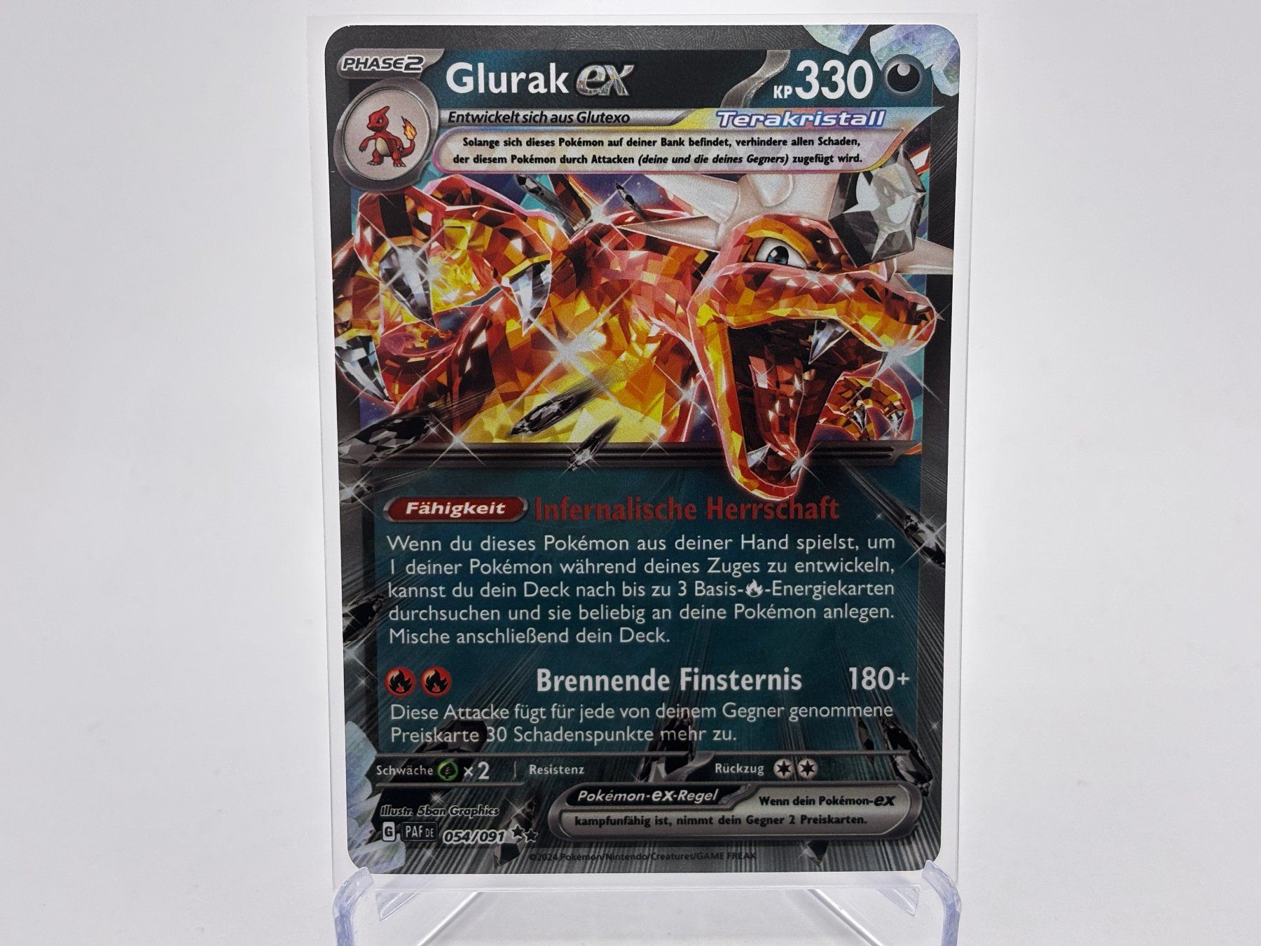 Pokémon Carte collezionabili: Paldeas Schicksale - Glurak ex  (PAF 54) - DE – Usato da Allschwil venduto da Bullach