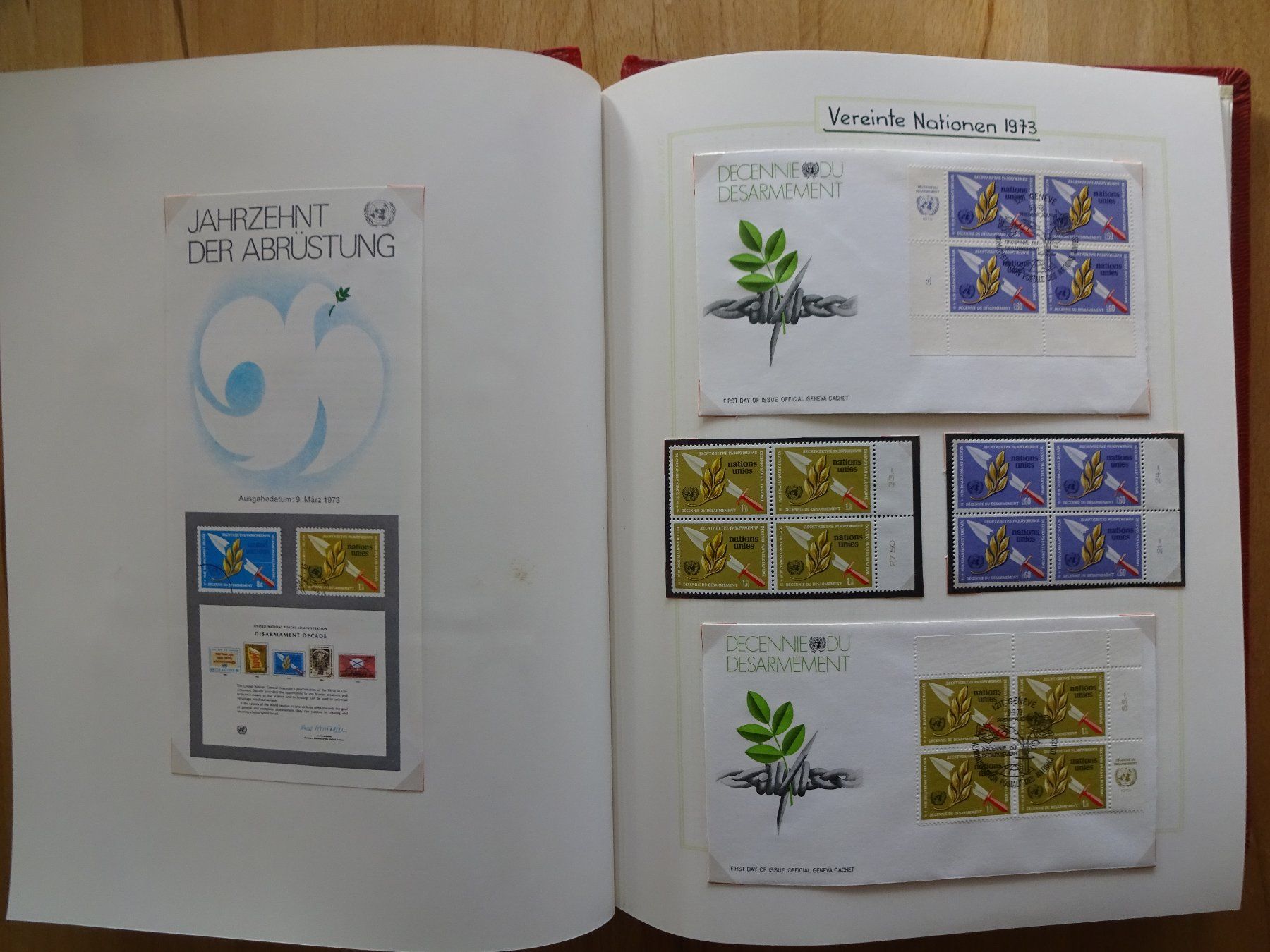 Alle Briefmarken: Vereinte Nationen 1969 - 1978 – Gebraucht aus Goldach von armando_r 5