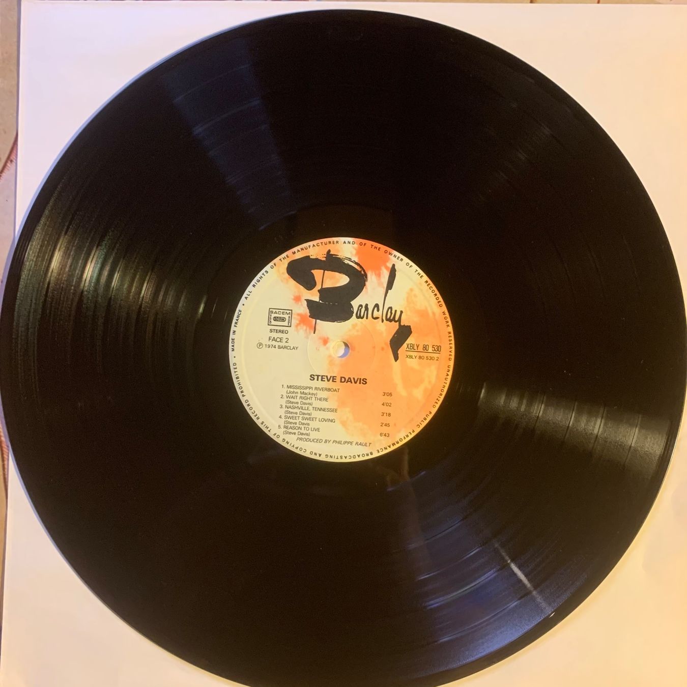 STEVE DAVIS - DOUBLE MEASURE..OG FR 1974...VG++/VG++ (Gebraucht) in ...