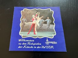 Originale Festspiele der Künste in UdSSR, Flyer,Top!