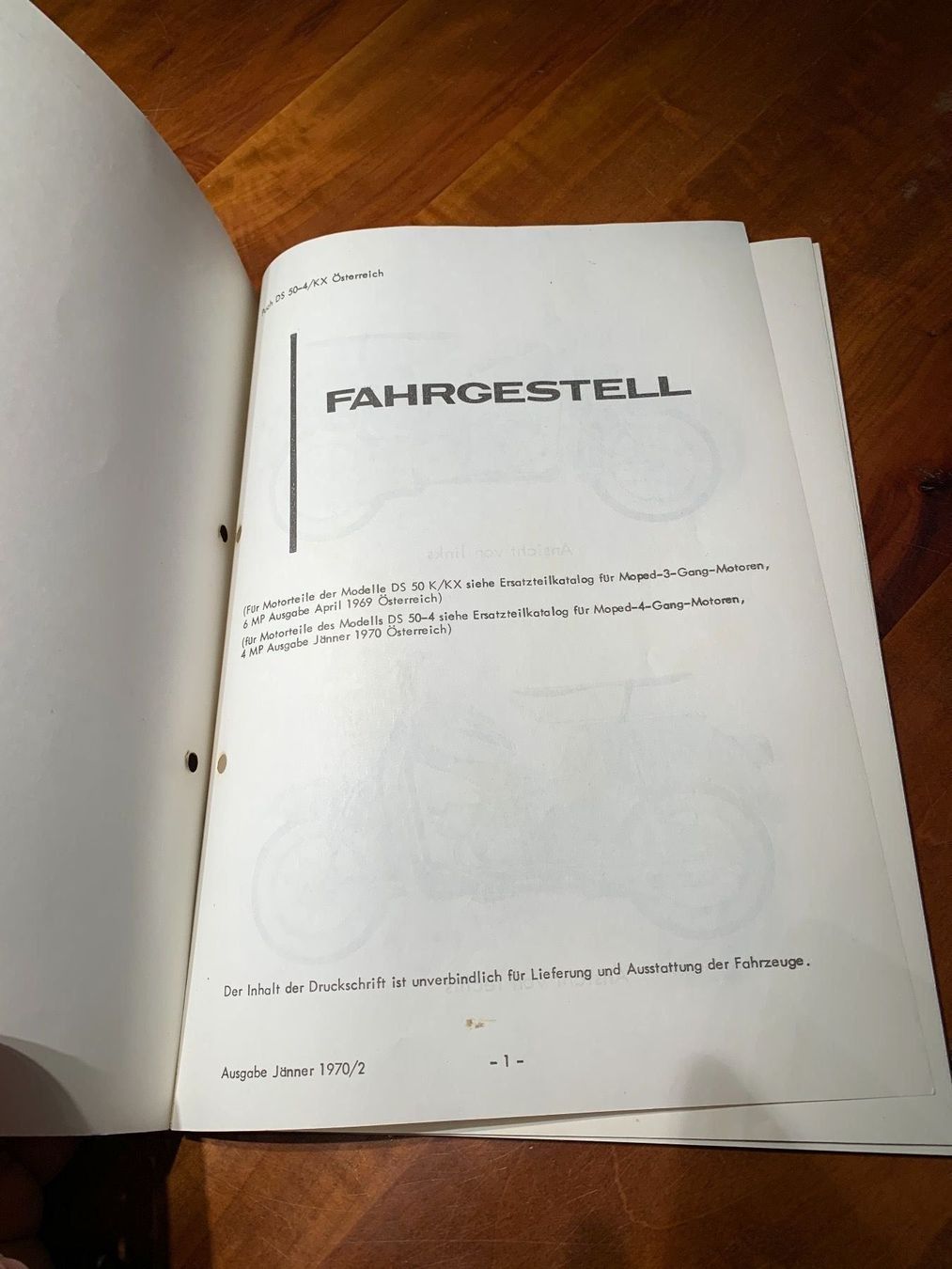 Bücher: Ersatzteile Katalog, Steyr Daimler Puch – Gebraucht aus Böttstein von MissJaguar 2