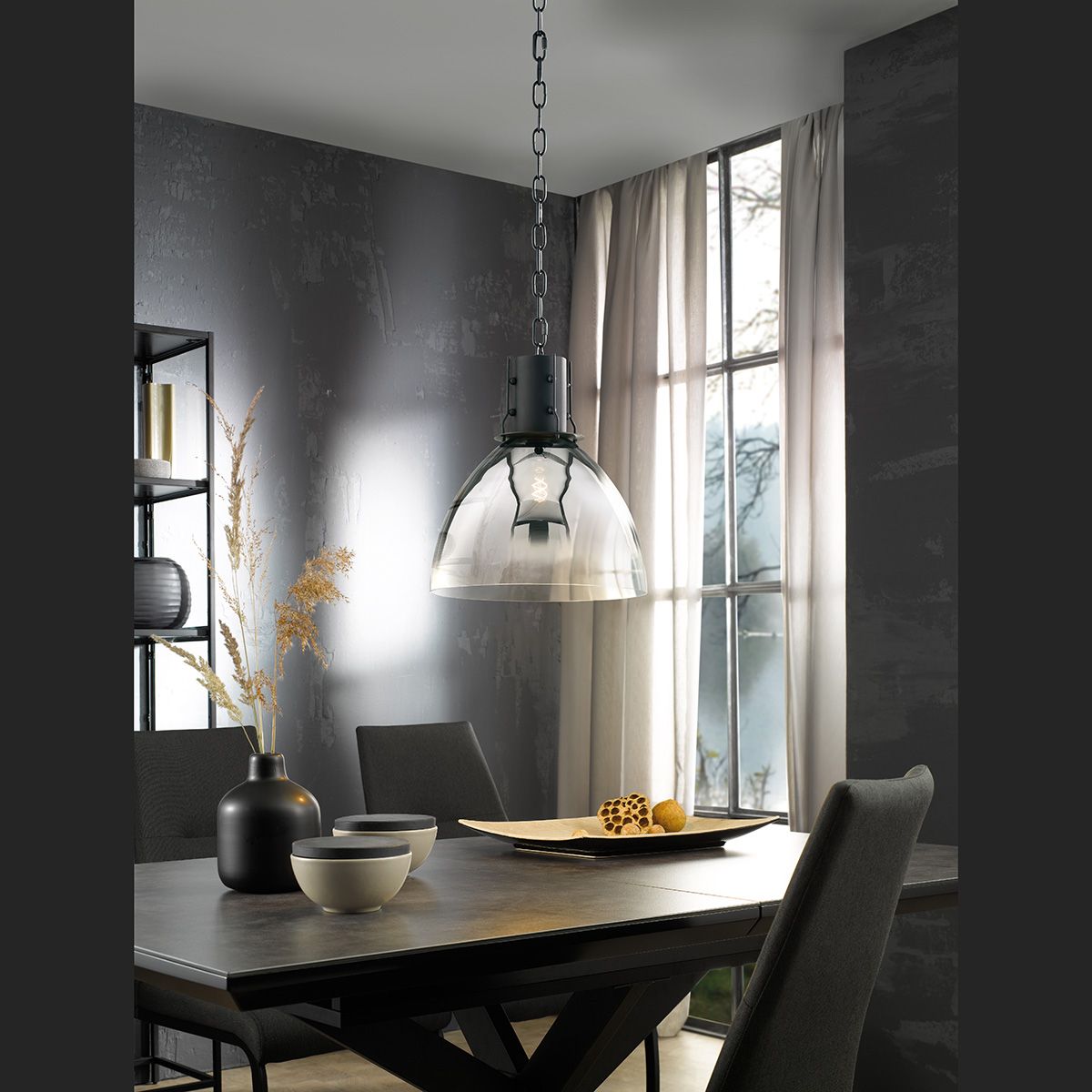 Lampadari & plafoniere: Pendelleuchte, Schwarz, 30 cm Ø – Nuovo (secondo la descrizione) da Kreuzlingen venduto da Smart-Light 1