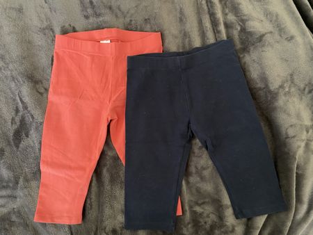 Lot de 2 leggings 3/4 fille Next T. 6-7 ans