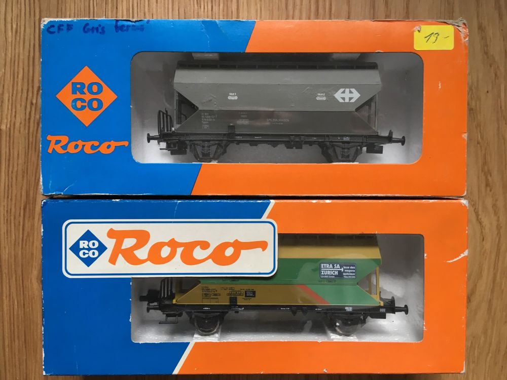 Roco - Set mit 2 verschiedenen Silowagen SBB (Neu (gemäss Beschreibung ...