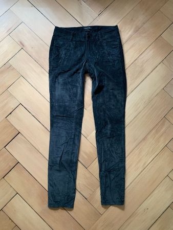 MASSIMO DUTTI - Samthose dunkelgrau XS