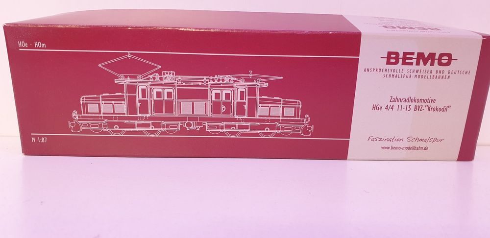 Bemo Modelleisenbahnen: Bemo BVZ HGe4/4  Krokodil 1253 535 – Gebraucht aus Neuenhof von ludovicco