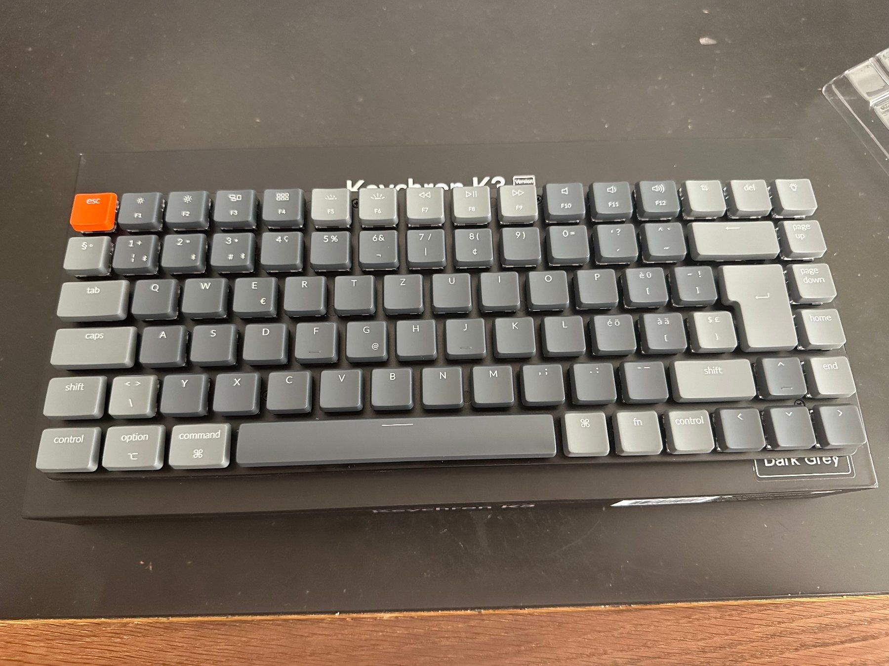 Keychron Tastaturen: Keychron K3 V2 Dark-Gray CH-Layout – Gebraucht aus Rapperswil SG von