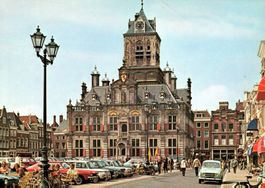 Alte Ansichtskarte Delft, Rathaus, Holland