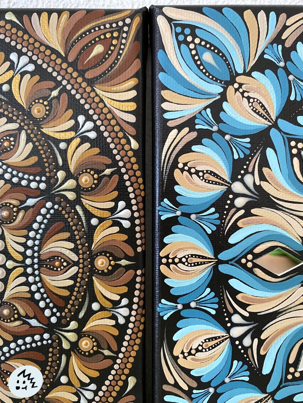 Foto & Immagini: Mandala Bild auf Leinwand, Bild, Dekoration, Geschenk – Nuovo e nell'imballaggio originale da Fanas venduto da Omibia 4