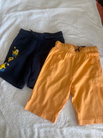 Hose in Set gr 110 von Minions  blau und 104 orange