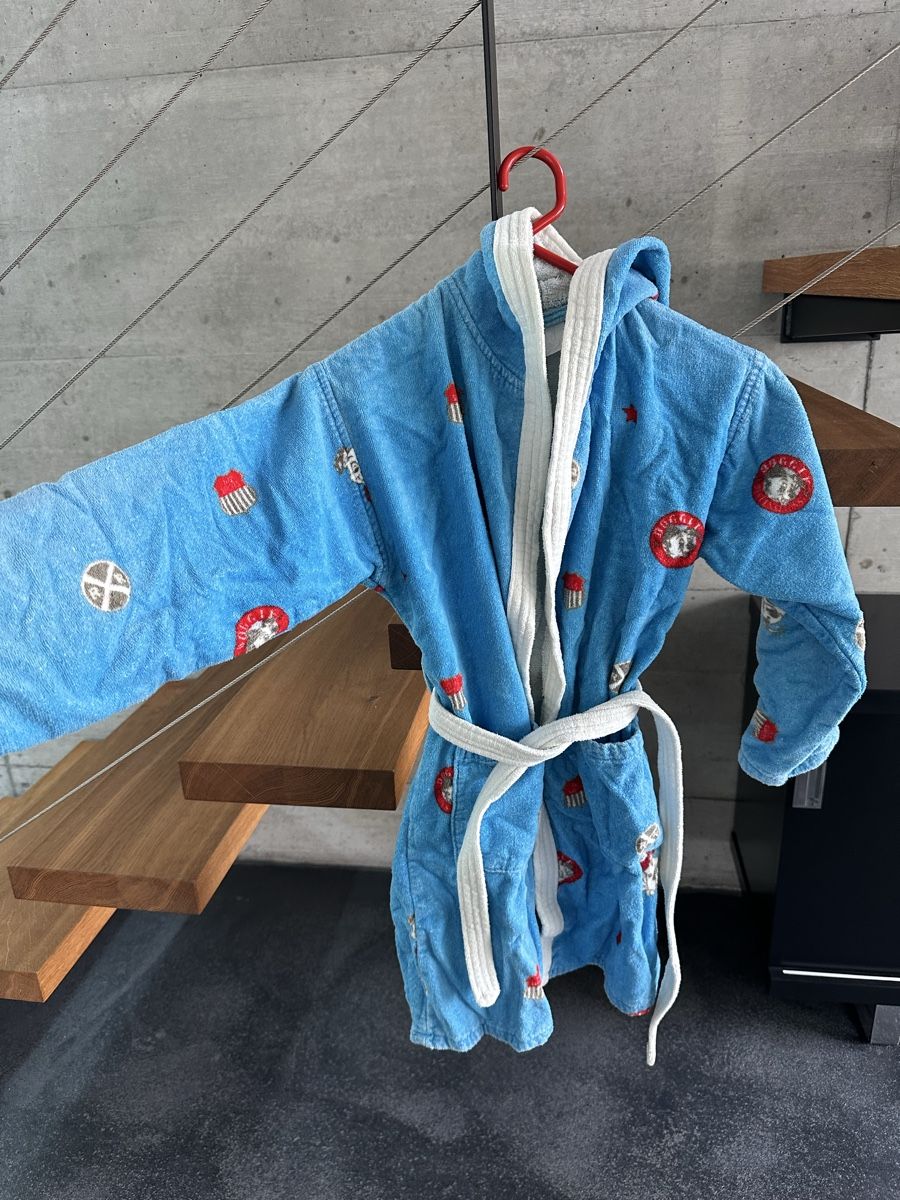 Accappatoi: Blauer Dalmatiner Bademantel – Usato da Romanshorn venduto da laa_279h