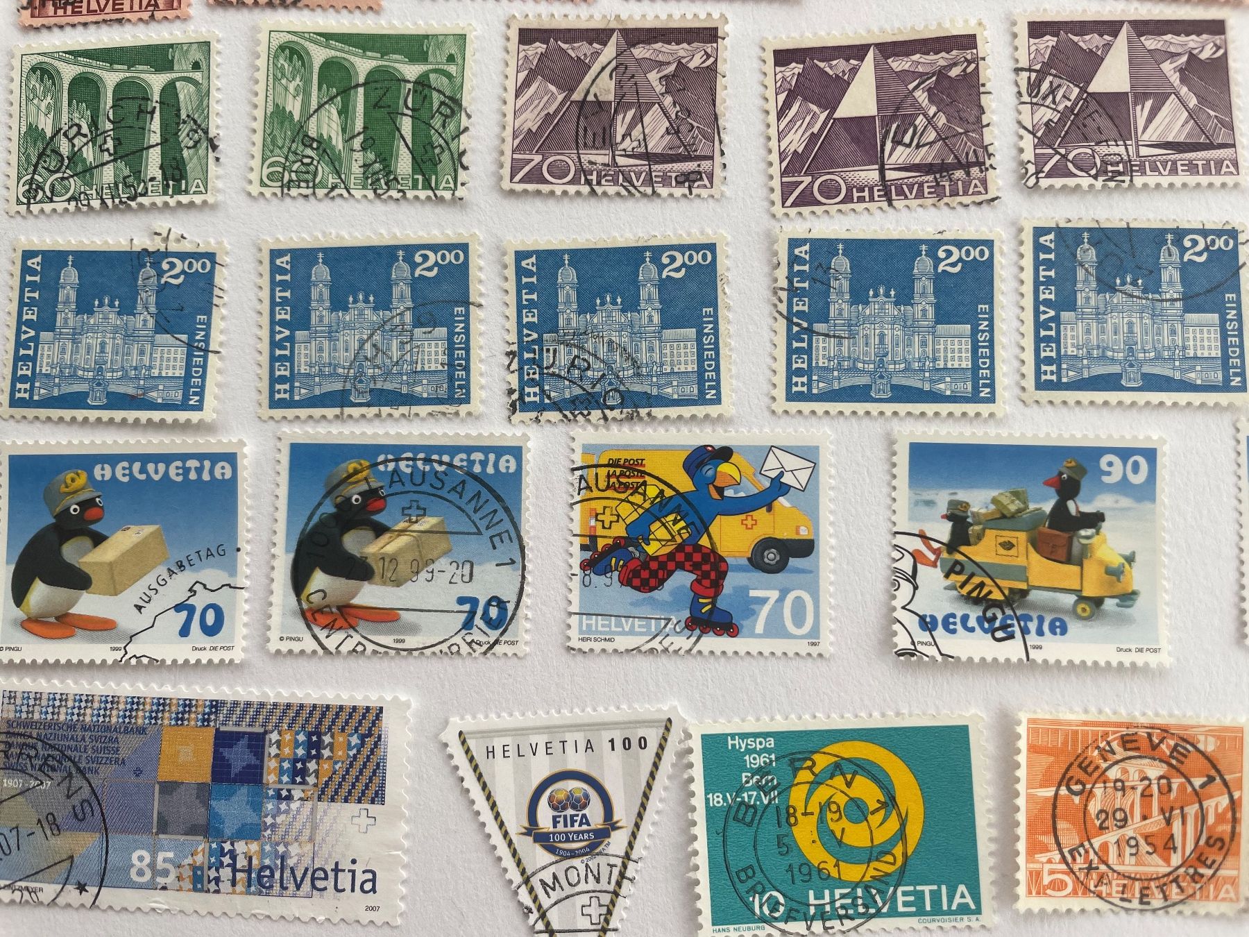 Alle Briefmarken: Belles oblitérations! – Gebraucht aus Sonceboz-Sombeval von Comment2 3