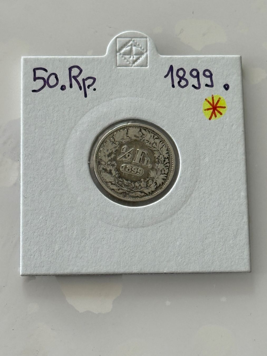 Tutti le monete: 1/2 Franken 1899  Rar – Usato da Wallisellen venduto da SWISS_SILVER1