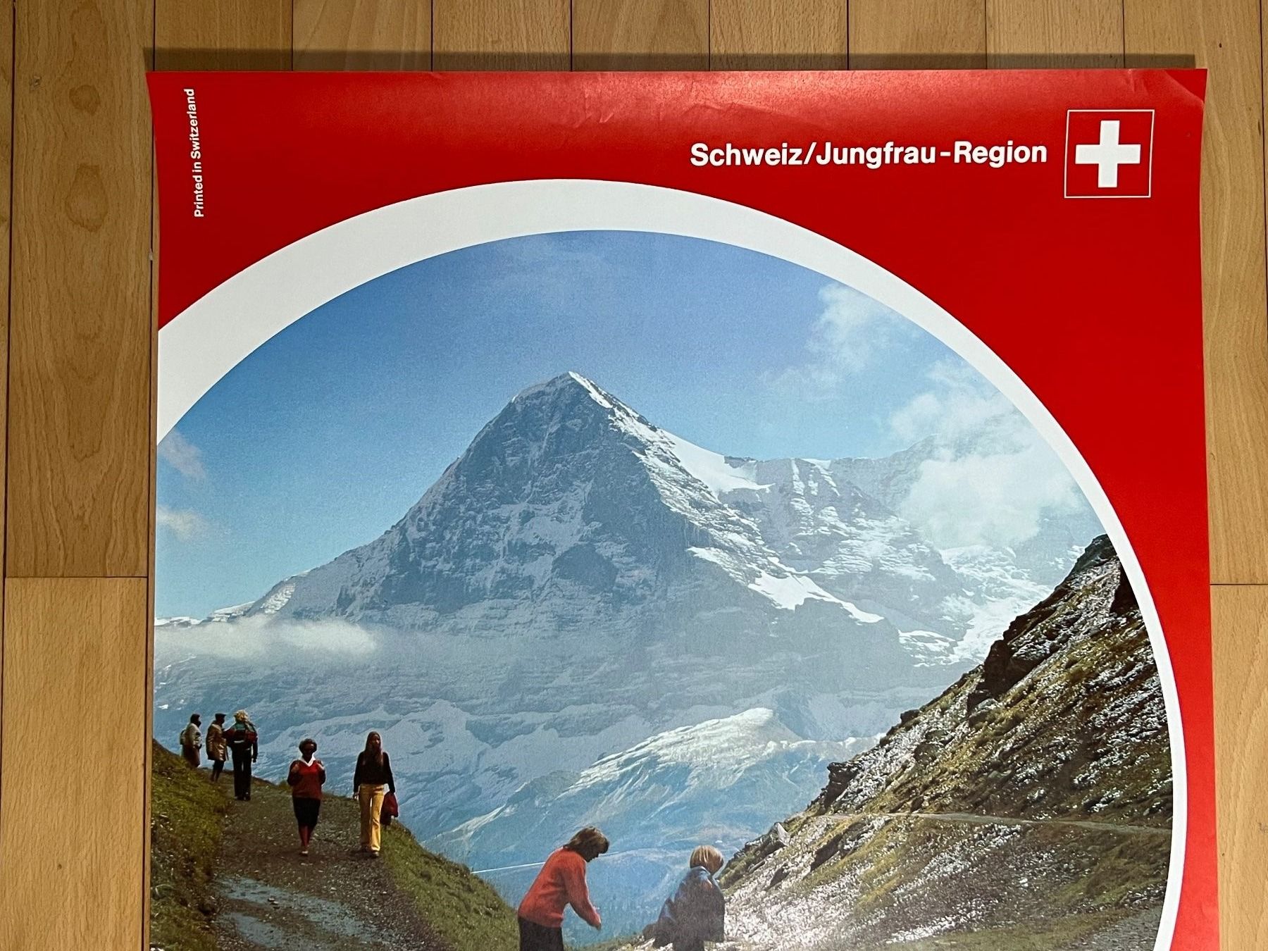 Foto & Immagini: Plakat original Jungfrau wandern Ferien Eiger Mönch – Usato da Vaduz venduto da Unikate-Markt 1