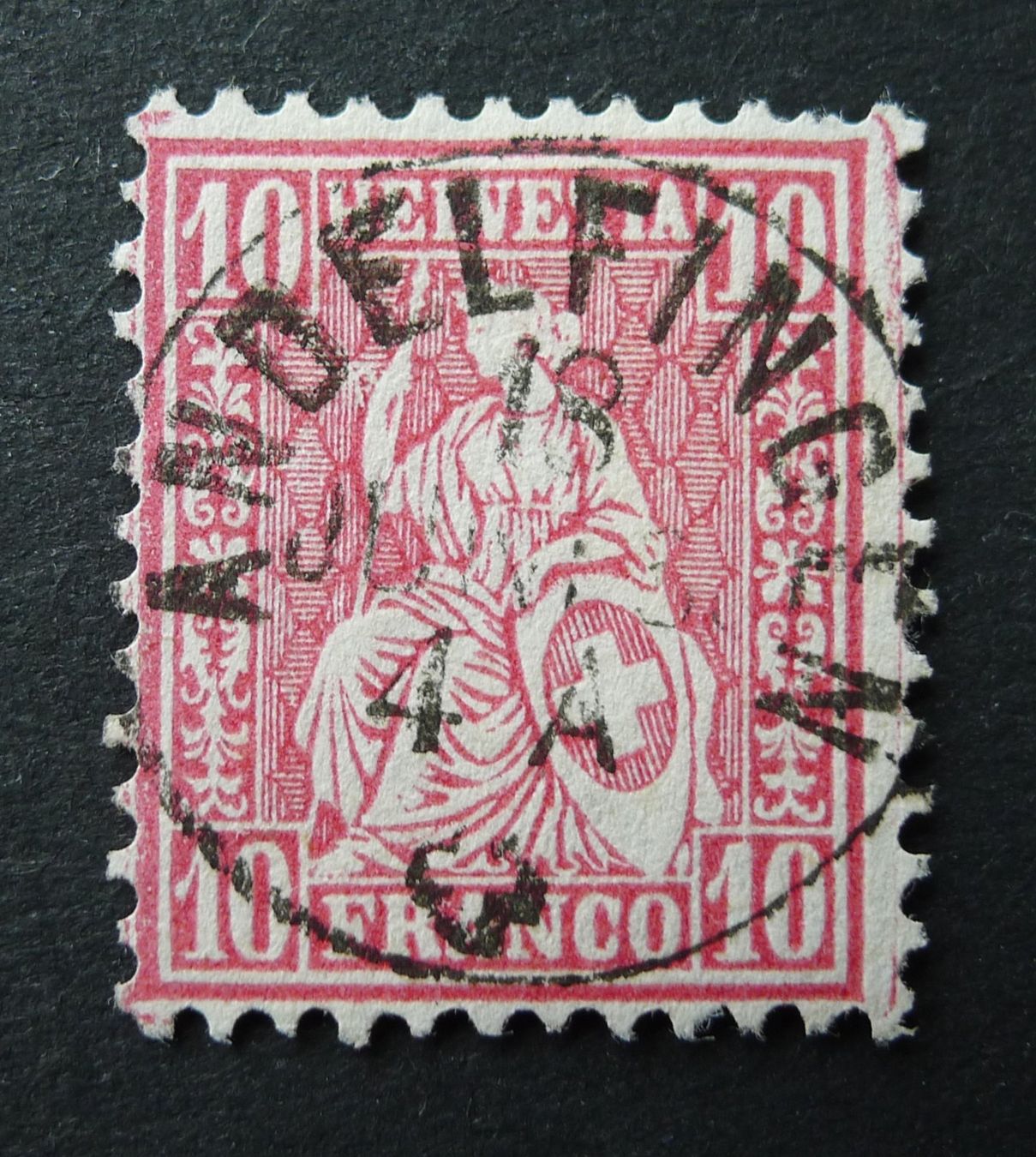 Alle Briefmarken: Nr. 38, Vollstempel ANDELFINGEN ZH – Gebraucht aus Ebikon von SilvioFreund