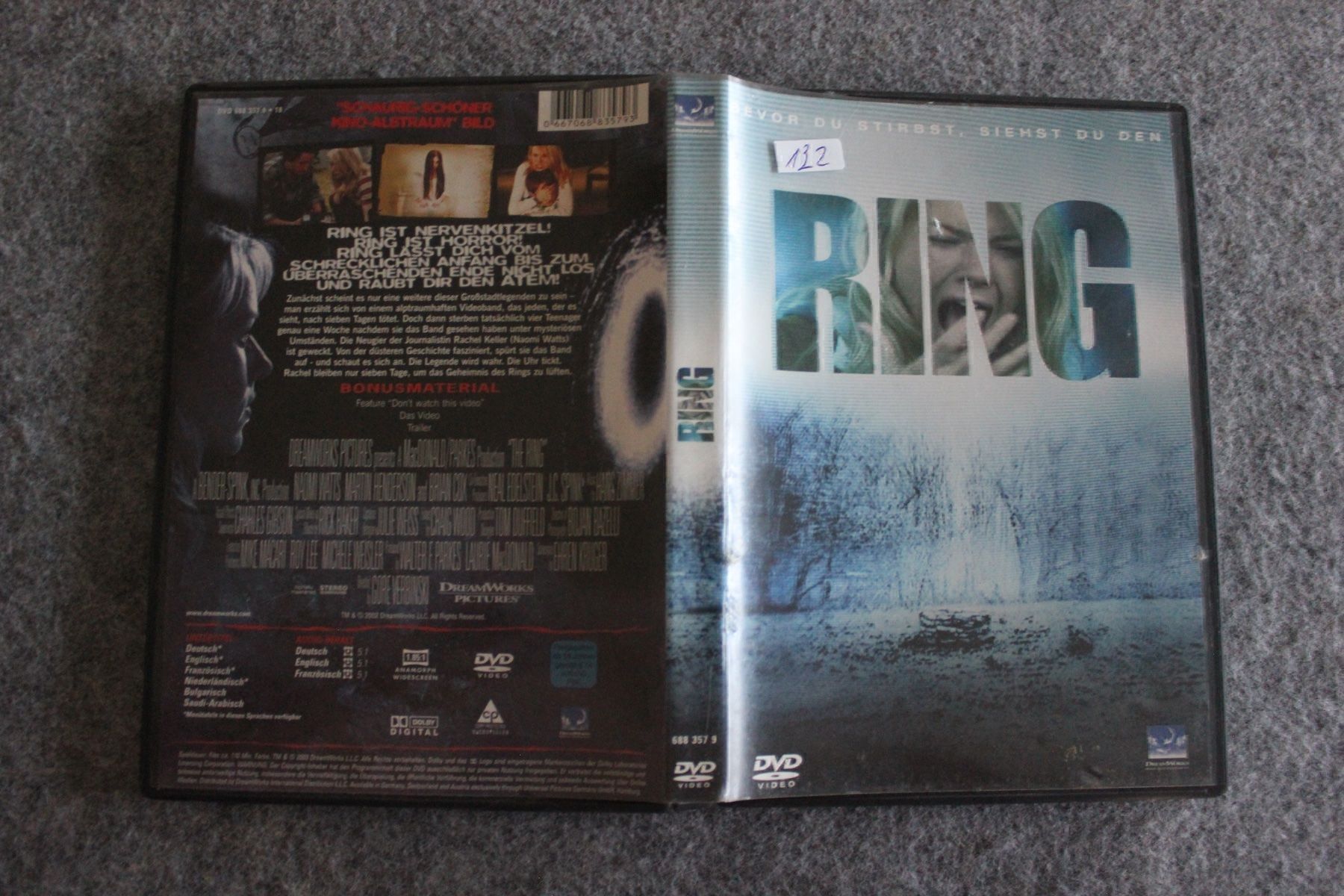 Tutti i DVDs: RING "Ein Schauriger Albtraum" auf DVD – Usato da Geroldswil venduto da Schlumpfine1973