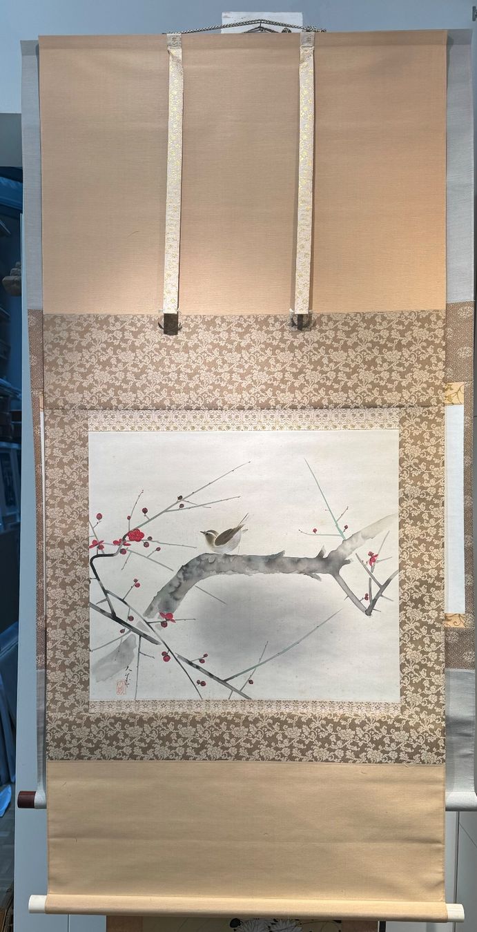 Foto & Immagini: Rollbild Japan Kakejiku "Uguisu" – Usato da Bern venduto da mbtiti 1