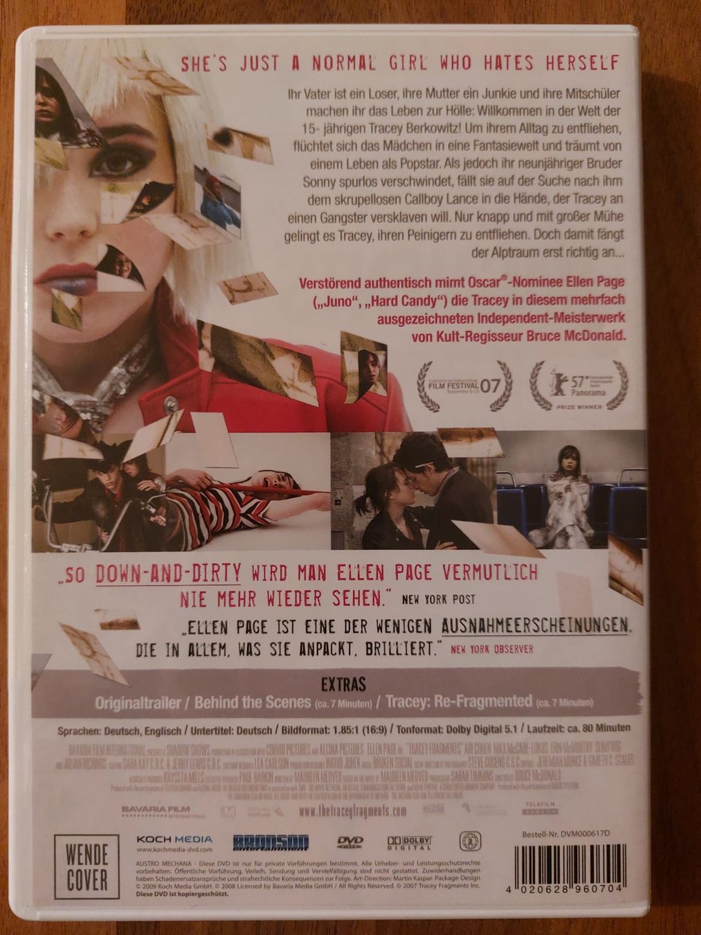 Tutti i DVDs: DVD - The Tracey Fragments mit Ellen Page – Usato da Rheinfelden venduto da FilmAuktion 1