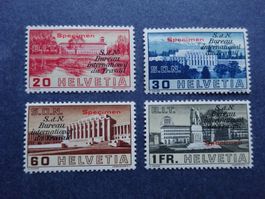 1938 BIT 49 - 52 SPECIMEN postfrisch* - SELTEN- SBK2026 700
